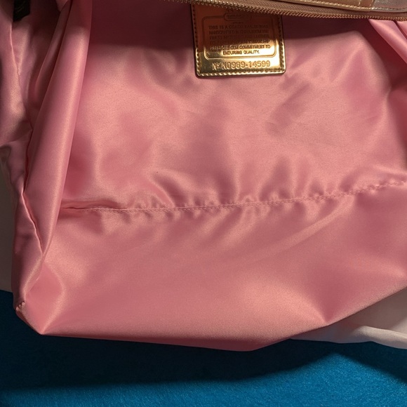 RARE COACH CHEVRON LEATHER AUDREY BAG - Picture 11 of 13